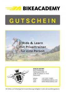 Gutschein Ride & Learn für 1 Person