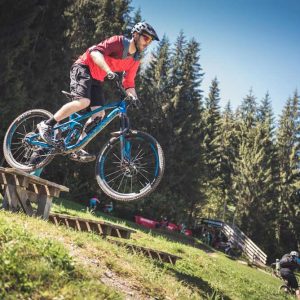 Fahrtechnik Training Mountainbike Übungsgelände Fleckalmtrail